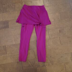 Lululemon Pull On Mid Rise Skirt Tights Purple Womens Size 6